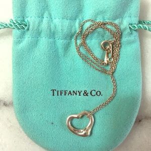 Tiffany and Co. Elsa Peretti Open Heart Neklace